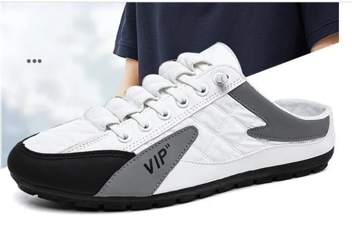 White Half Casual Shoes for Men's